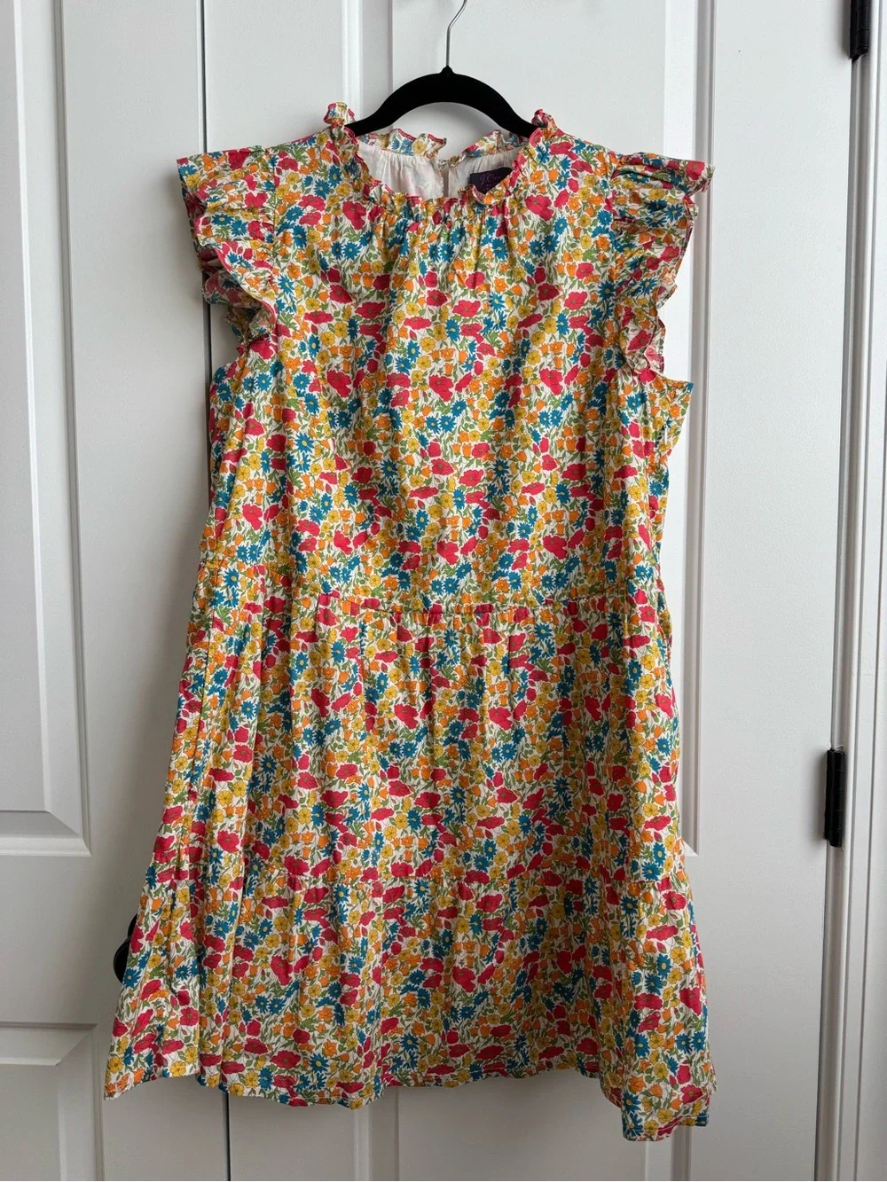J.Crew x Liberty London Poppy & Daisy Tiered Floral Dress LT Tall